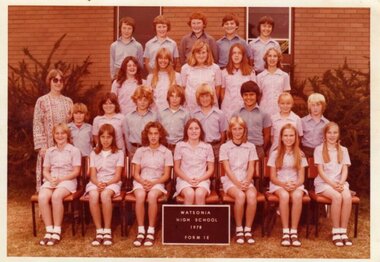 School Photograph - Digital Image, Watsonia High School WaHIGH 1978 Year 1E, 1978_