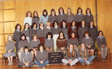 School Photograph - Digital Image, Watsonia High School WaHIGH 1979 Year 2F, 1979_