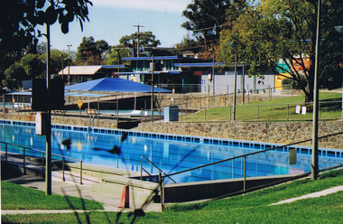 Photograph - Digital image, Frank Solomon, Greensborough Swimming Pool 2, 2012c