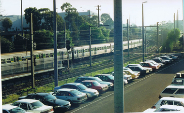Photograph - Digital image, Frank Solomon, Greensborough Station Carpark, 1990c
