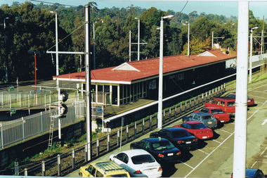 Photograph - Digital image, Frank Solomon, Greensborough Station from Para Road, 1990c