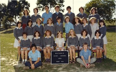 School Photograph - Digital Image, Watsonia High School WaHIGH 1982 Year 10B, 1982_