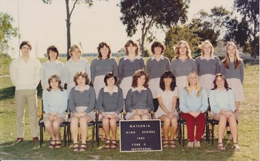 School Photograph - Digital Image, Watsonia High School WaHIGH 1982 Year 11 Secretarial, 1982_