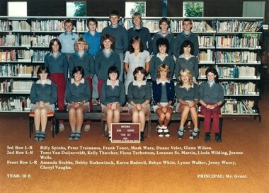School Photograph - Digital Image, Watsonia High School WaHIGH 1984 Year 10E, 1984_