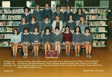 School Photograph - Digital Image, Watsonia High School WaHIGH 1984 Year 10F, 1984_