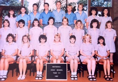 School Photograph - Digital Image, Watsonia High School WaHIGH 1987 Year 11F, 1987_