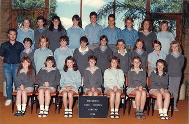 School Photograph - Digital Image, Watsonia High School WaHIGH 1988 Year 8D, 1988_