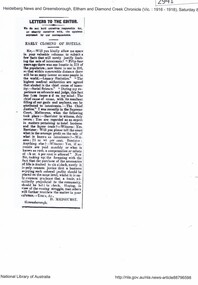 Newspaper clipping, D. Medhurst et al, Early closing of hotels, by D. Medhurst, 08/07/1916