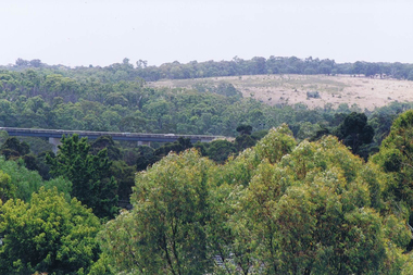 Photograph - Digital image, Frank Solomon, View over Greensborough to Plenty River Drive bridge, 2010c