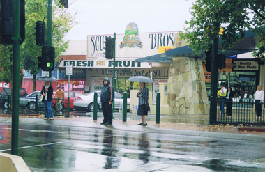 Photograph - Digital image, Frank Solomon, Sculli Brothers Fresh Fruit shop, Main Street Greensborough, 04/06/2010
