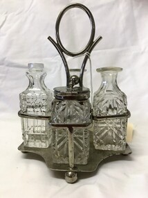Cruet set, Ebenezer Stacey & Sons, 1930s