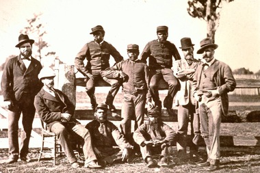 Photograph - Digital Image, Black Trackers 1858, 1858_