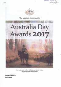 Article, Rosie Bray, Australia Day Awards 2017, 26/01/2017