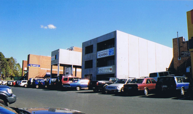 Photograph - Digital image, Frank Solomon, Rear of shops, Main Street Greensborough, 04/06/2010
