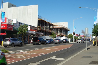 Photograph - Digital image, Marilyn Smith, New construction, Main Street Greensborough, 19/08/2015