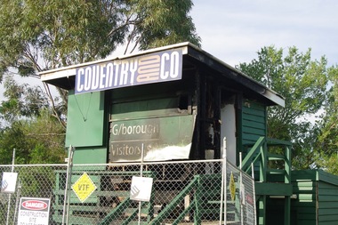 Photograph - Digital image, Marilyn Smith, Fire damage at Greensborough Football Club scoreboard, 22/08/2015