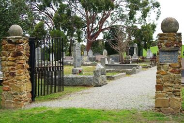 Photograph - Digital image, Marilyn Smith, St Katherine's Church St Helena: Gates to Church grounds, 29/05/2015