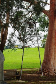 Photograph - Digital image, Marilyn Smith, St Katherine's Church St Helena: Bell in tree, 29/05/2015