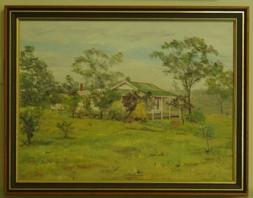 Painting (Framed), Oldstead Farmhouse by Doug Hall, 1978_
