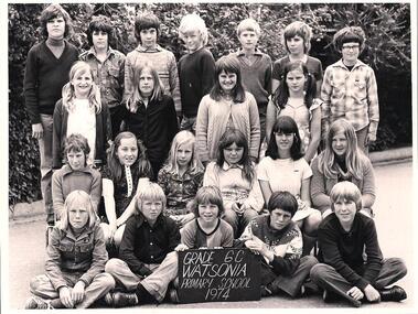 School Photograph - Digital Image, Watsonia  Primary School Wa4838 1974 Grade 6C, 1974_