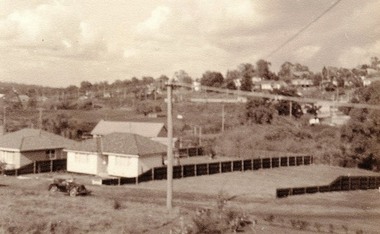 Photograph - Digital image, Jan Lewis, Early houses in Greenmeyer Court Briar Hill, 1959c