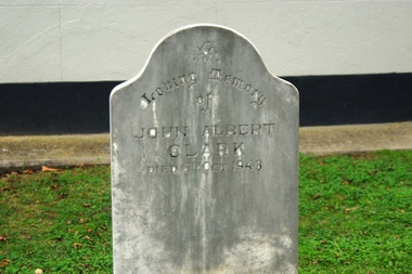 Photograph - Digital image, Marilyn Smith, Grave of John Albert Clark, St Helena Cemetery, 06/10/1943