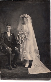 Photograph - Digital image, John Gibson et al, Marriage of John Cecil Jessop to Kate Robinson 1919, 1919_09