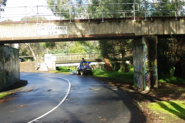 Photograph - Digital image, Marilyn Smith, Railway Road Rail Bridge over Plenty River Briar Hill, 17/09/2014