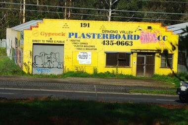 Photograph - Digital image, Marilyn Smith, Diamond Valley Plasterboard Factory at 191 Para Road Montmorency, 17/09/2014