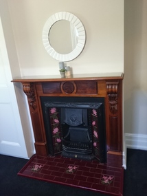 Photograph - Digital image, Marilyn Smith, Scotland House: fireplace, 03/12/2016