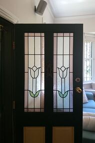 Photograph - Digital image, Marilyn Smith, Scotland House: front door, 03/12/2016