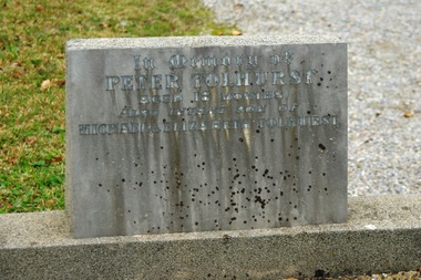 Photograph - Digital image, Marilyn Smith, Grave of Peter Tolhurst, St Helena Cemetery, 26/03/1930