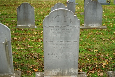 Photograph - Digital image, Marilyn Smith, Grave of Francis, Henry and Bessie Wingrove, St Helena Cemetery, 28/05/1892