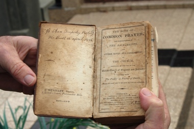 Photograph - Digital image, Marilyn Smith, Prayer book 1826, 12/04/1826
