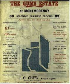 Advertising Leaflet, The Gums Estate, 28/11/1925