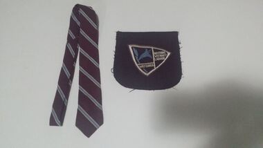 School Uniform - Digital Image, Tie and Pocket Patch: Watsonia High School WaHIGH, 1965c