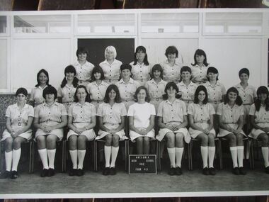 School Photograph - Digital Image, 1968 Watsonia High School WaHIGH Form 4D, 1968_
