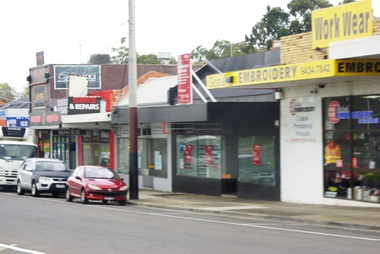 Photograph - Digital image, Marilyn Smith, Watsonia Road shopping strip 2, 2016, 24/05/2016