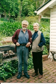 Photograph - Digital image, June Roberts, Brian and June Roberts at Blackjack, 1999c