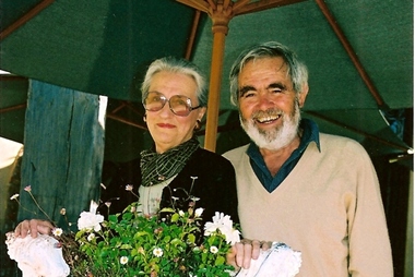 Photograph - Digital image, June Roberts, June and Brian Roberts at Blackjack, 1999c