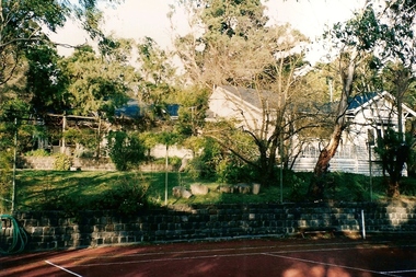 Photograph - Digital image, June Roberts, Tennis Court at Blackjack, 1999c