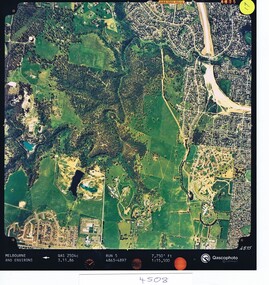 Aerial photograph, Qascophoto, Greensborough, 03/11/1986