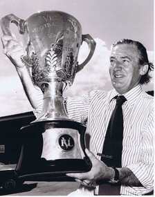 Photograph - Digital image, Purcell Stubley and the 1972 VFL  Premiership Cup, 1972_