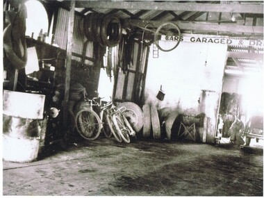 Photograph - Digital image, Stubley Garage - Interior View 1946, 1946_