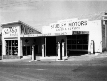 Photograph - Digital image, Stubley Motors, 1950s