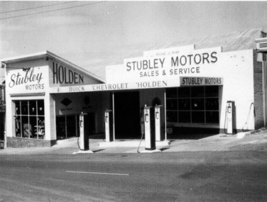 Photograph - Digital image, Stubley Motors, 1950s
