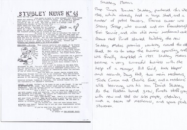 Photograph - Digital Image, Stubley News and History, 1954_03