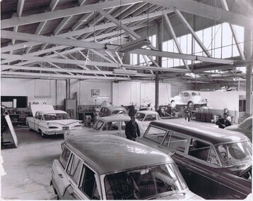 Photograph - Digital Image, Stubley Garage workshop, 1951_