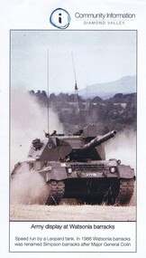 Photograph - Digital Image, Watsonia Barracks 1986, 1986_