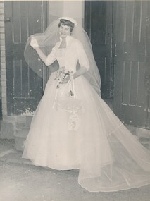 Photograph - Digital Image, Partington Family, Wedding of Faye Partington and Eric Fort 1957, 1957_